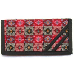 Womens Wallet Boho Hippie Handmade Snap Stud Close